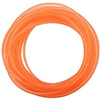 KSTE Naranja de superficie lisa de la PU correa redonda de poliuretano for la unidad de transmisión (4 mm x 10m)